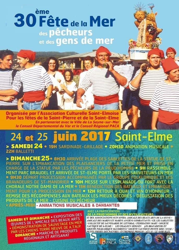 Fête de La Saint Pierre 2017 - les 24 et 25 Juin à La Seyne sur Mer